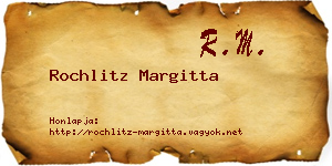 Rochlitz Margitta névjegykártya